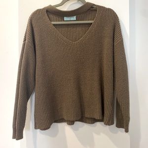 Peek a boo sweater